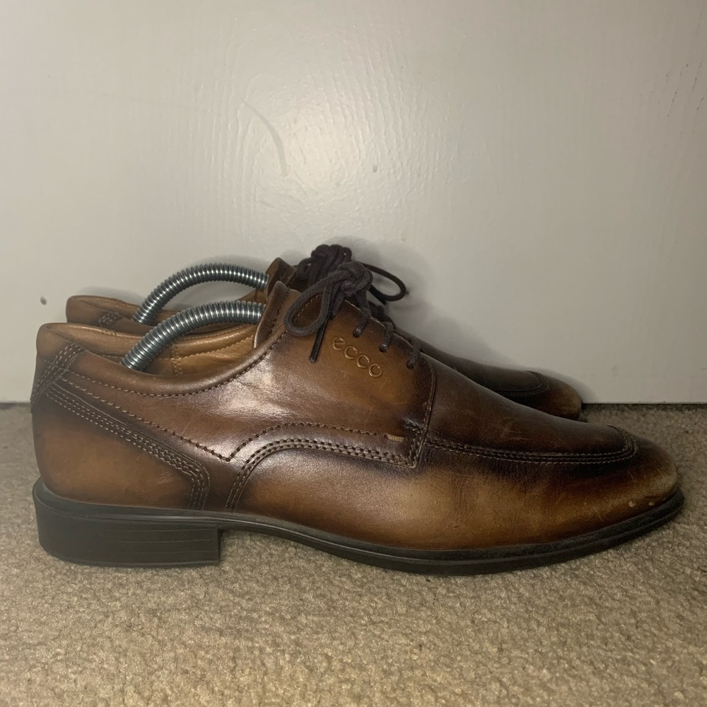 Brown Ecco Dress Shoes